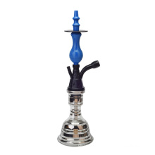 medium size 54cm blue plating zinc hookah cheap price egypt style  factory shisha stem shesha hookah body Z-9004